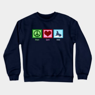 Peace Love Seals Crewneck Sweatshirt